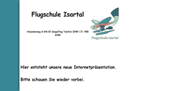 Desktop Screenshot of flugschule-isartal.de