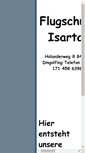 Mobile Screenshot of flugschule-isartal.de