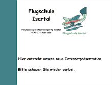 Tablet Screenshot of flugschule-isartal.de
